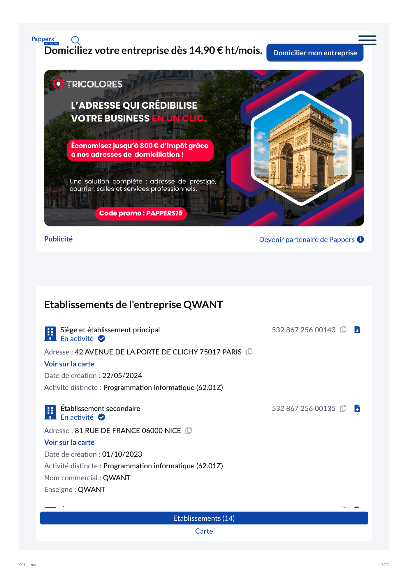Capture 001 - Registre RCS et BODACC de Qwant - page 3 sur 20