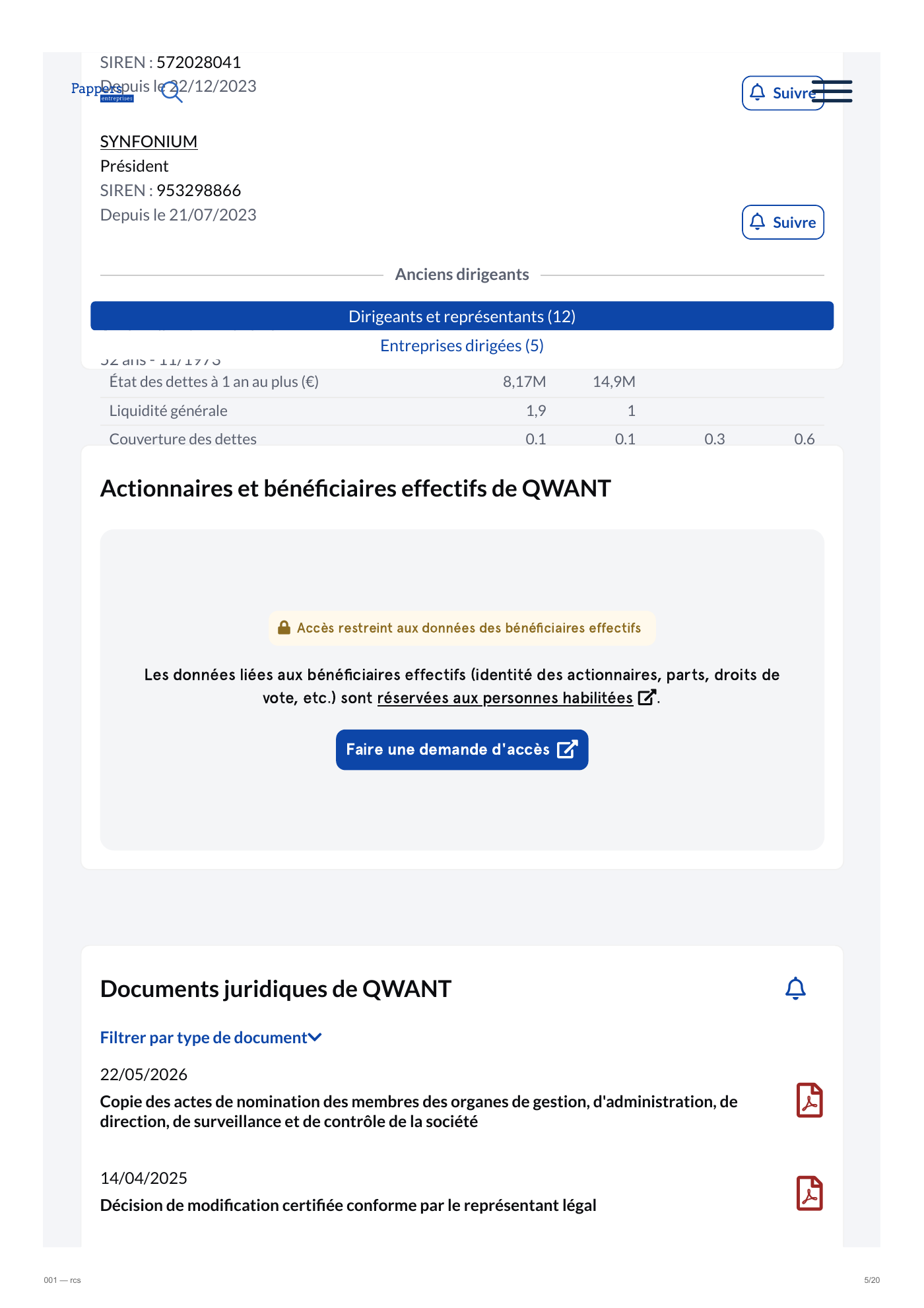 Capture 001 - Registre RCS et BODACC de Qwant - page 5 sur 20