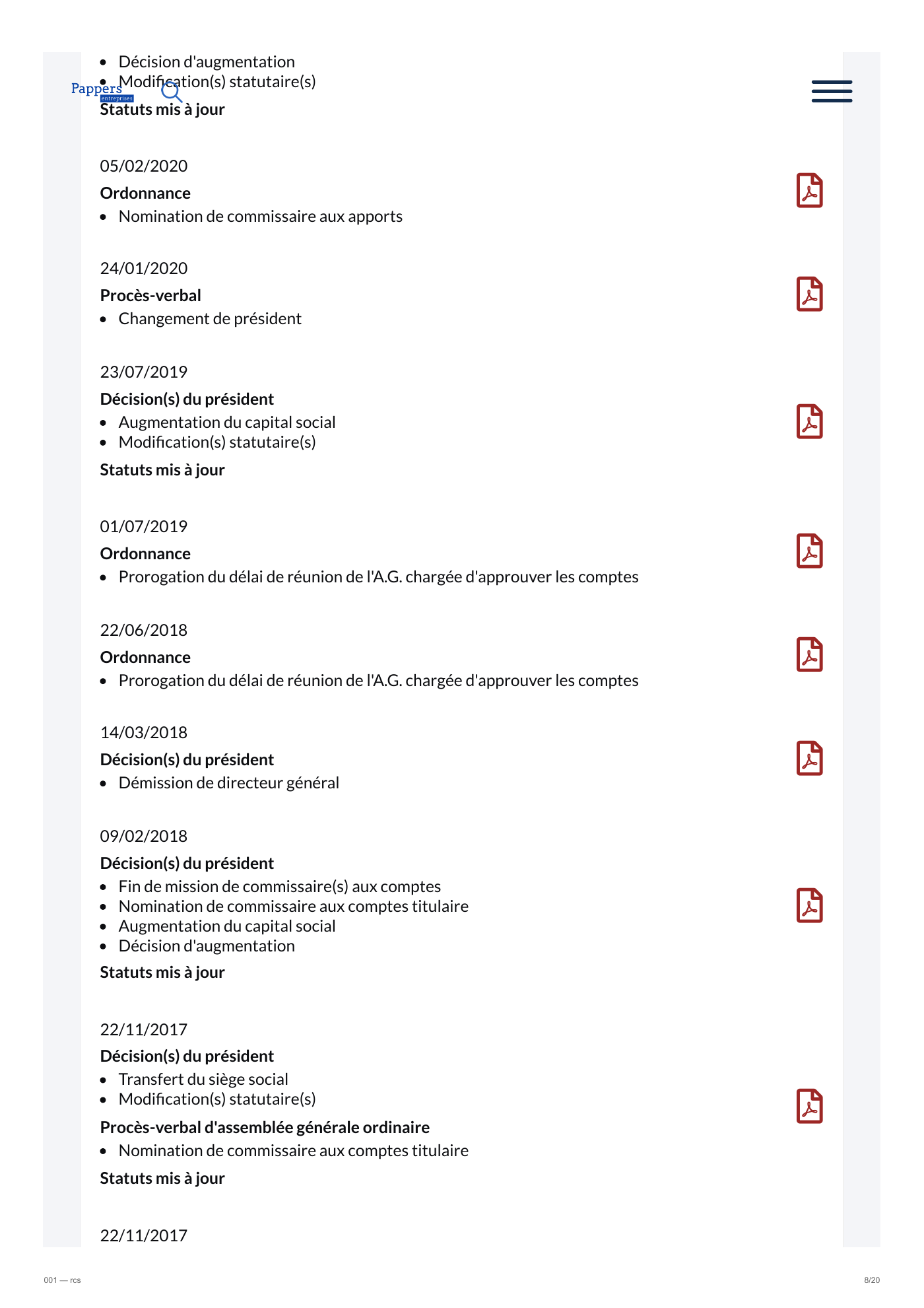 Capture 001 - Registre RCS et BODACC de Qwant - page 8 sur 20