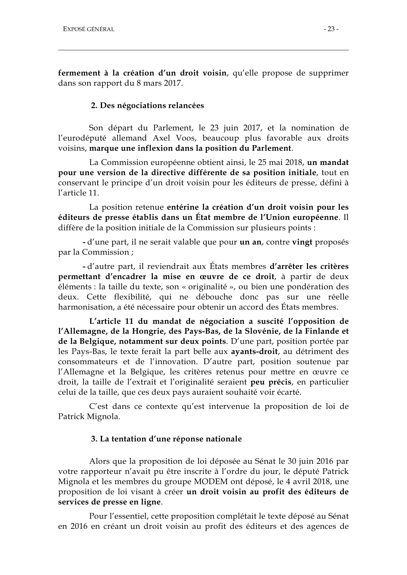 Capture 003 - Rapport du Sénat de 2019 - page 23 sur 78
