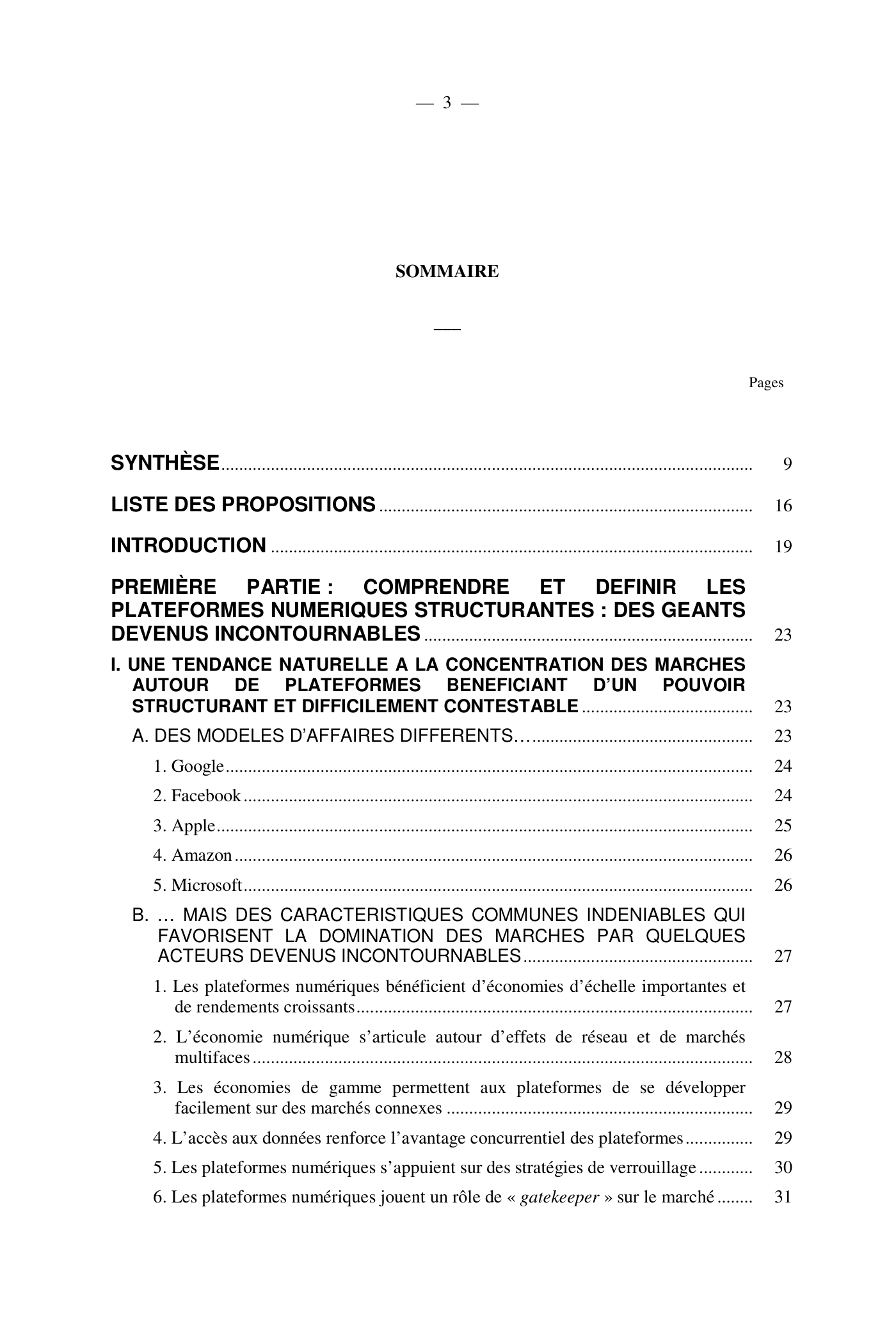 Capture 015 - Rapport de l'Assemblée nationale de 2020 - page 3 sur 104
