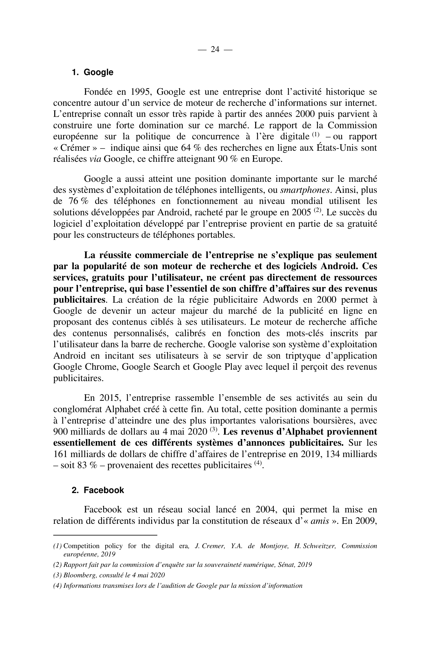 Capture 015 - Rapport de l'Assemblée nationale de 2020 - page 24 sur 104