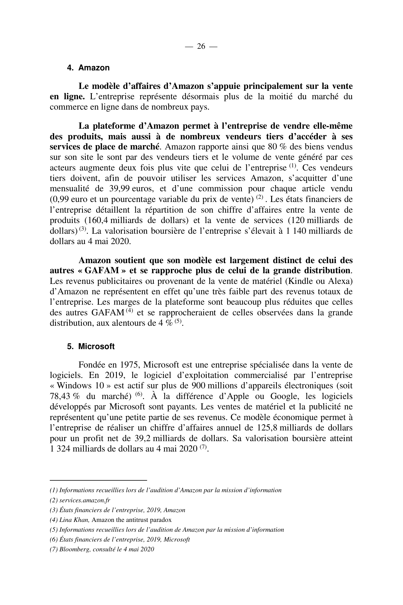Capture 015 - Rapport de l'Assemblée nationale de 2020 - page 26 sur 104