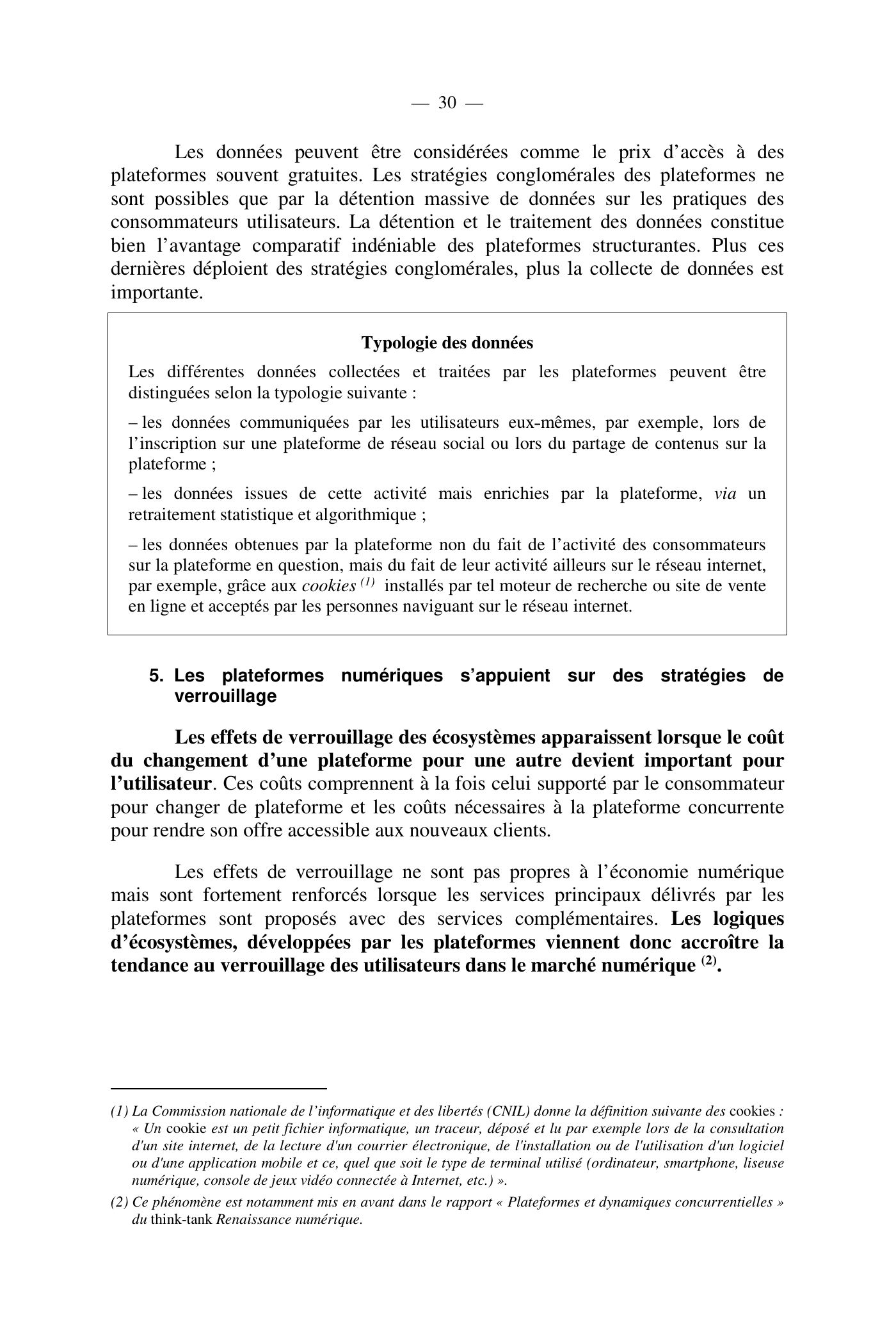 Capture 015 - Rapport de l'Assemblée nationale de 2020 - page 30 sur 104