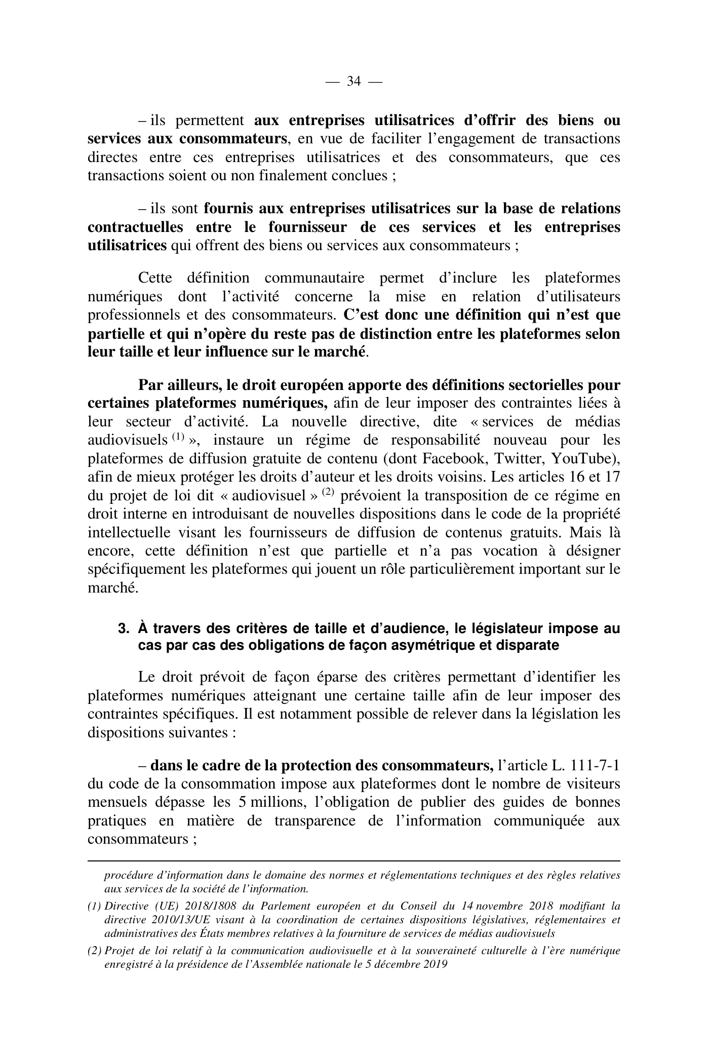Capture 015 - Rapport de l'Assemblée nationale de 2020 - page 34 sur 104