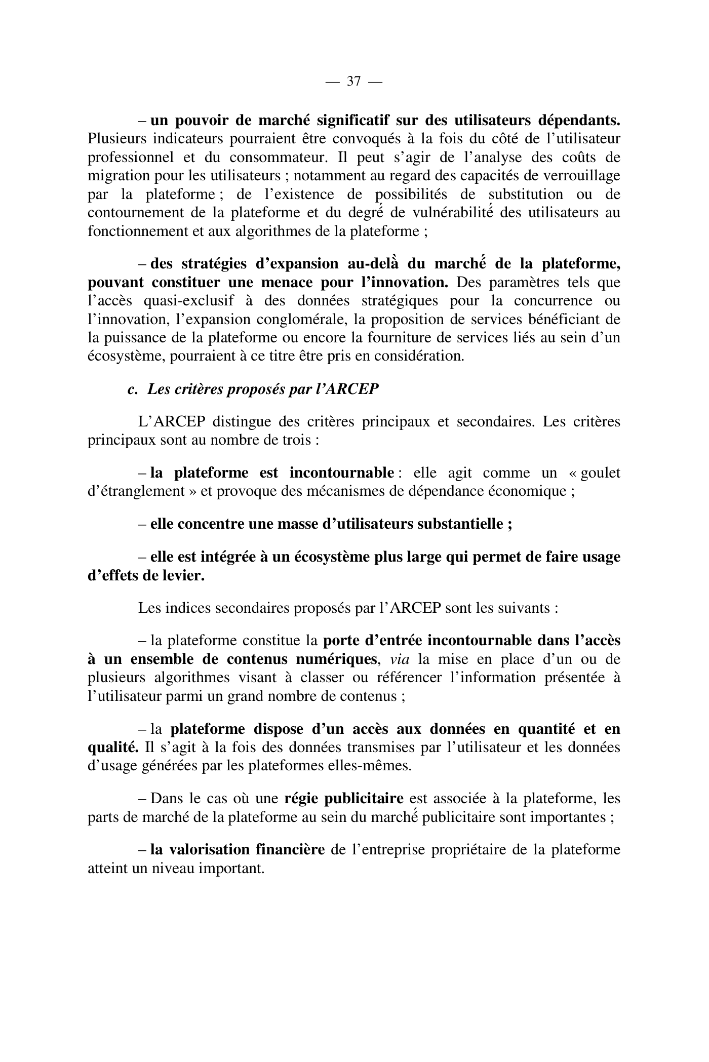 Capture 015 - Rapport de l'Assemblée nationale de 2020 - page 37 sur 104
