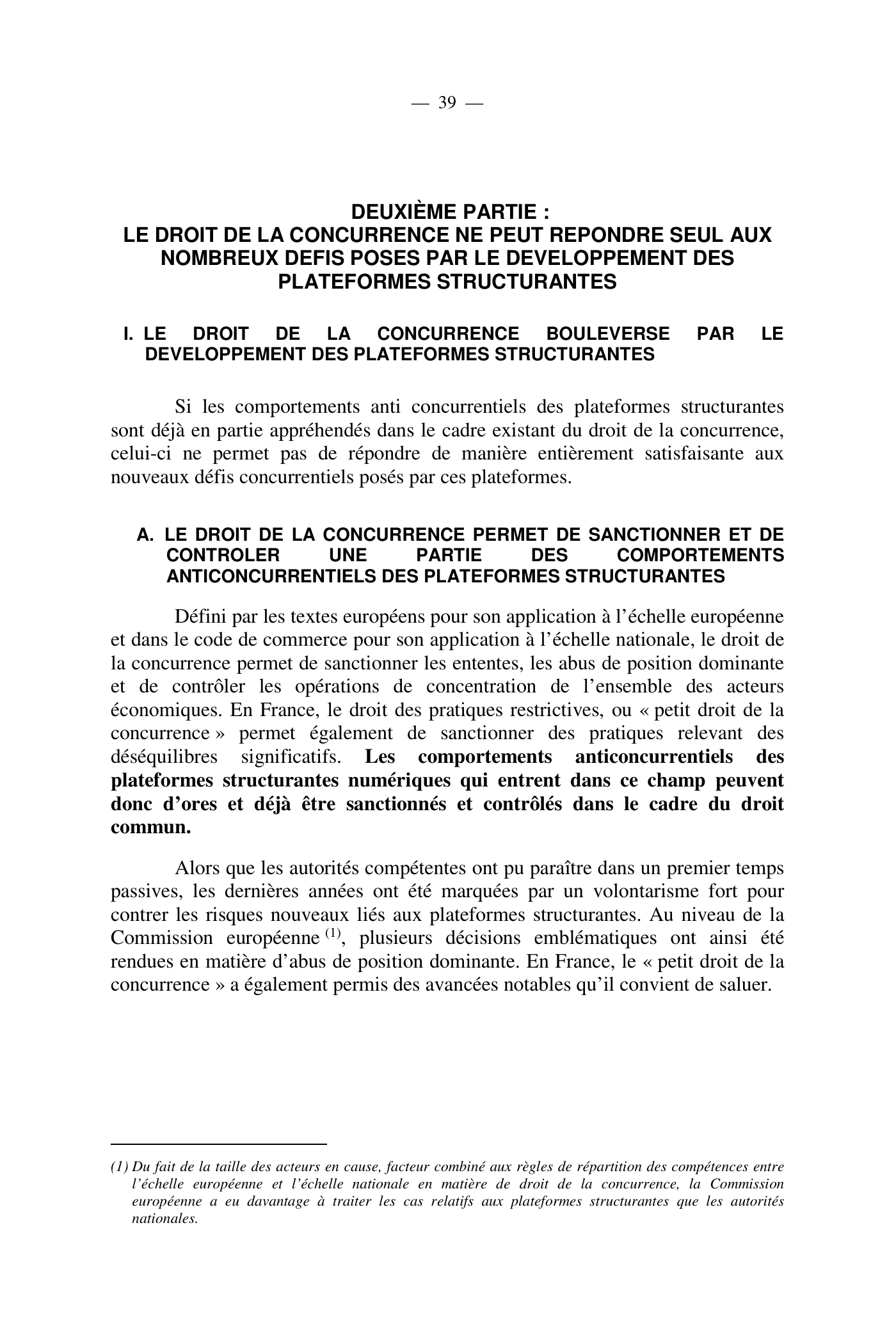Capture 015 - Rapport de l'Assemblée nationale de 2020 - page 39 sur 104