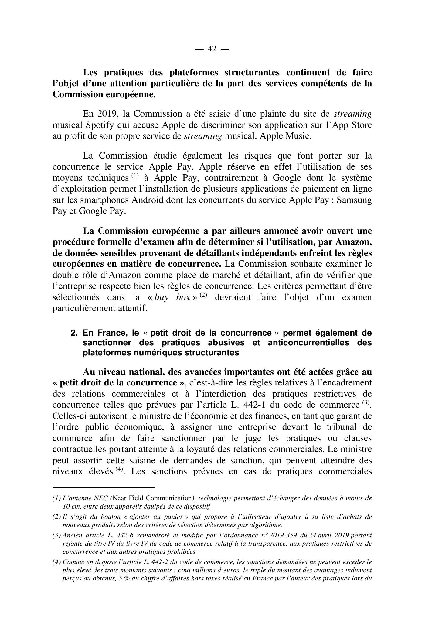 Capture 015 - Rapport de l'Assemblée nationale de 2020 - page 42 sur 104