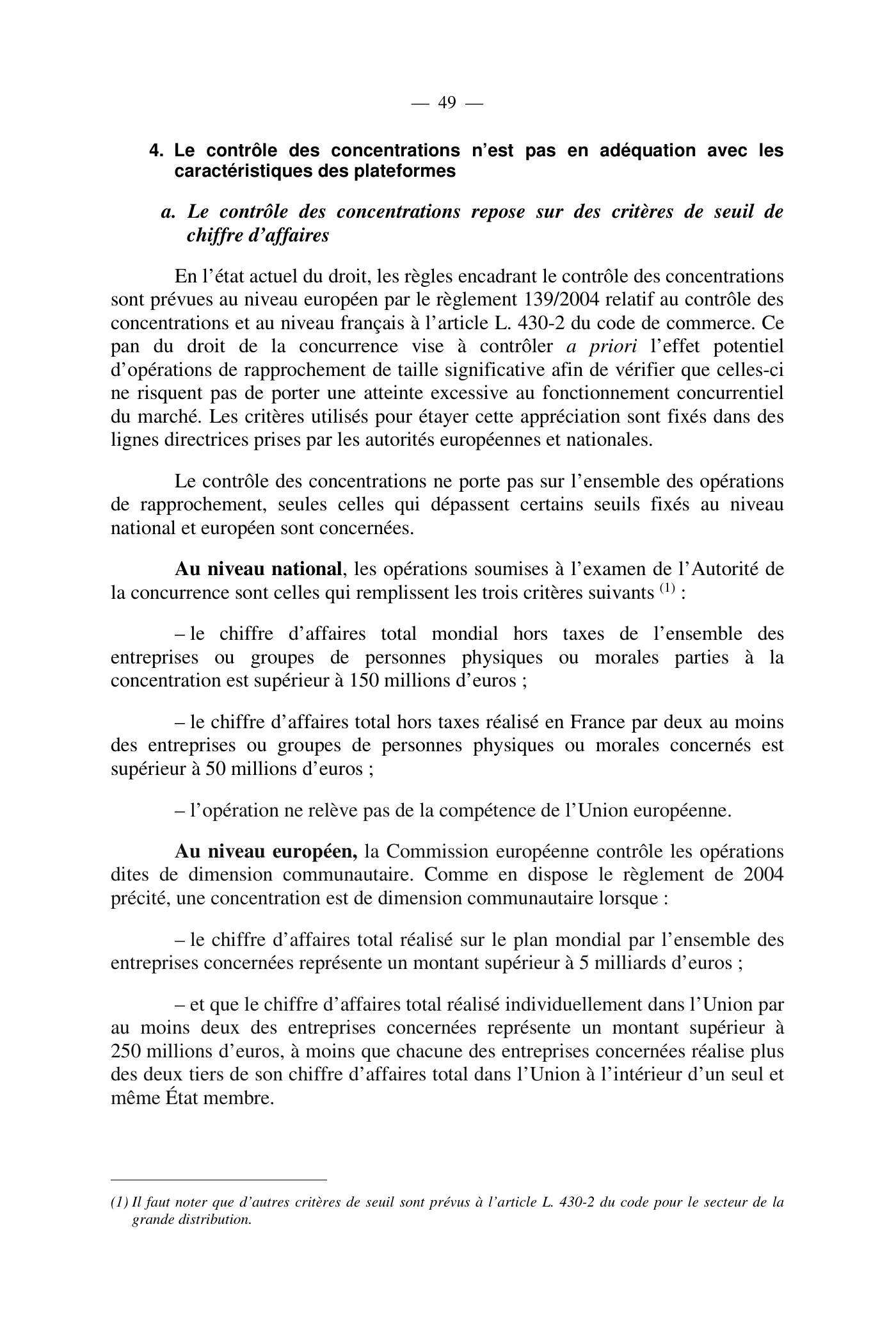 Capture 015 - Rapport de l'Assemblée nationale de 2020 - page 49 sur 104