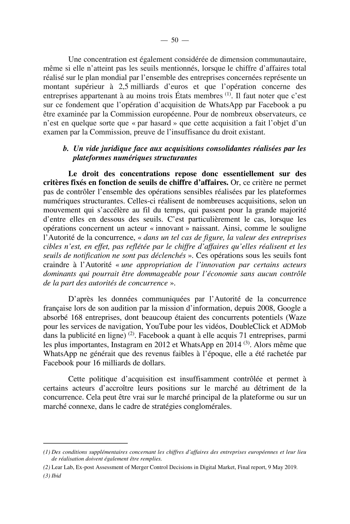 Capture 015 - Rapport de l'Assemblée nationale de 2020 - page 50 sur 104