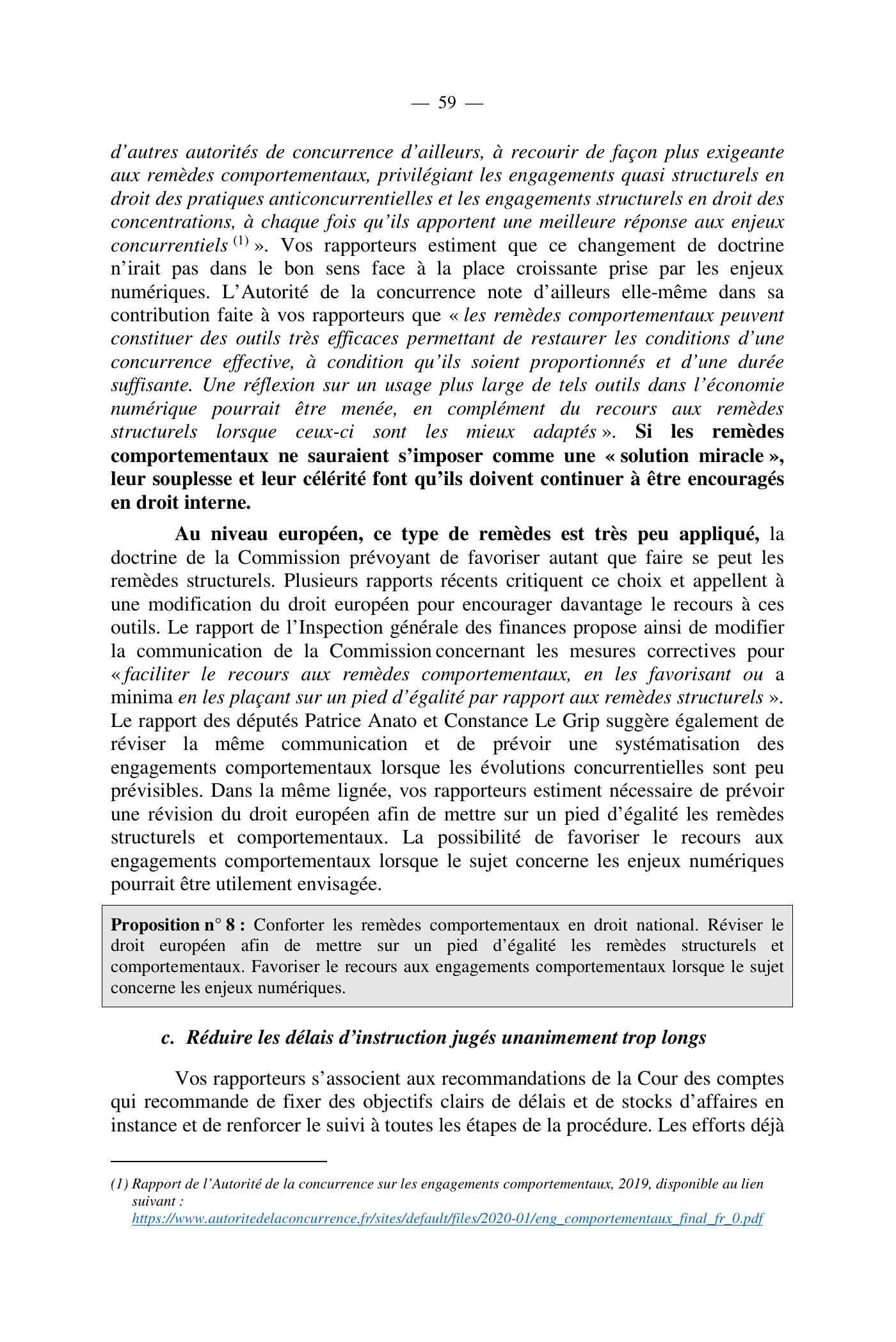 Capture 015 - Rapport de l'Assemblée nationale de 2020 - page 59 sur 104