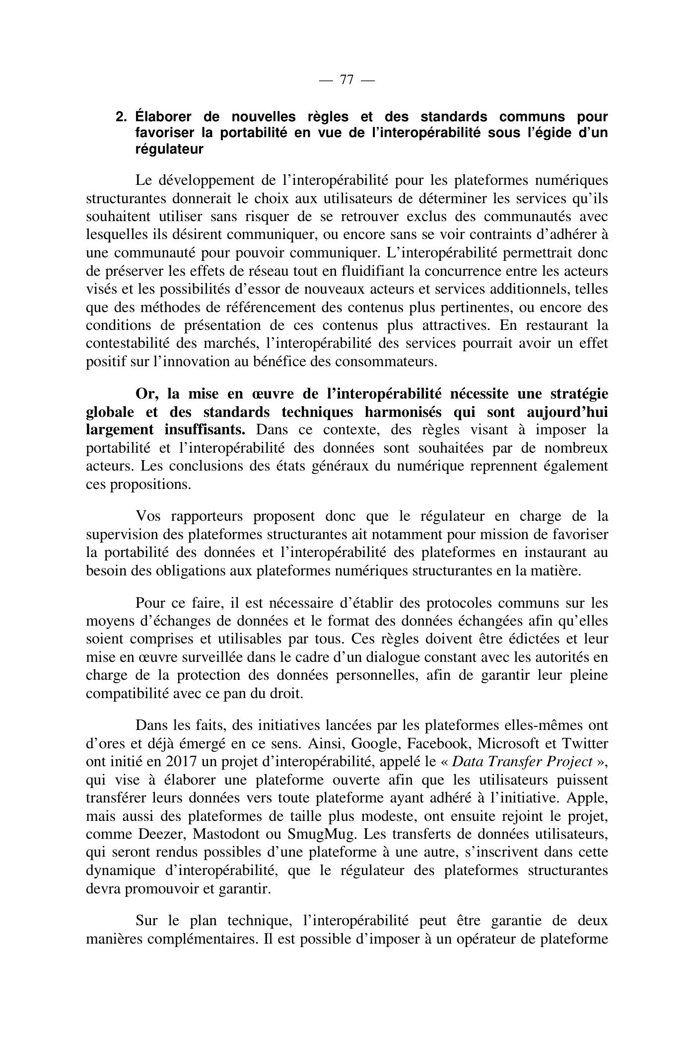 Capture 015 - Rapport de l'Assemblée nationale de 2020 - page 77 sur 104