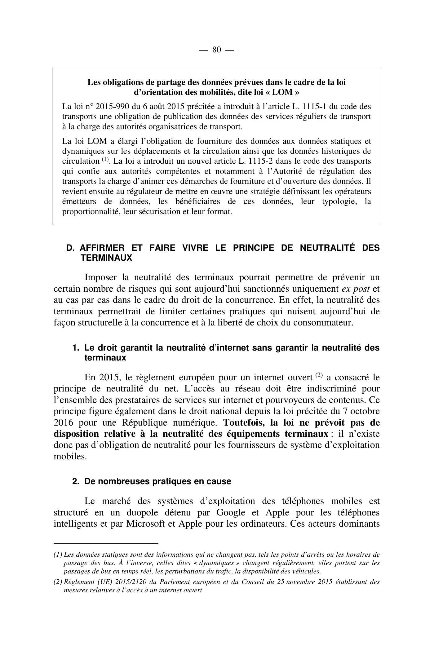 Capture 015 - Rapport de l'Assemblée nationale de 2020 - page 80 sur 104