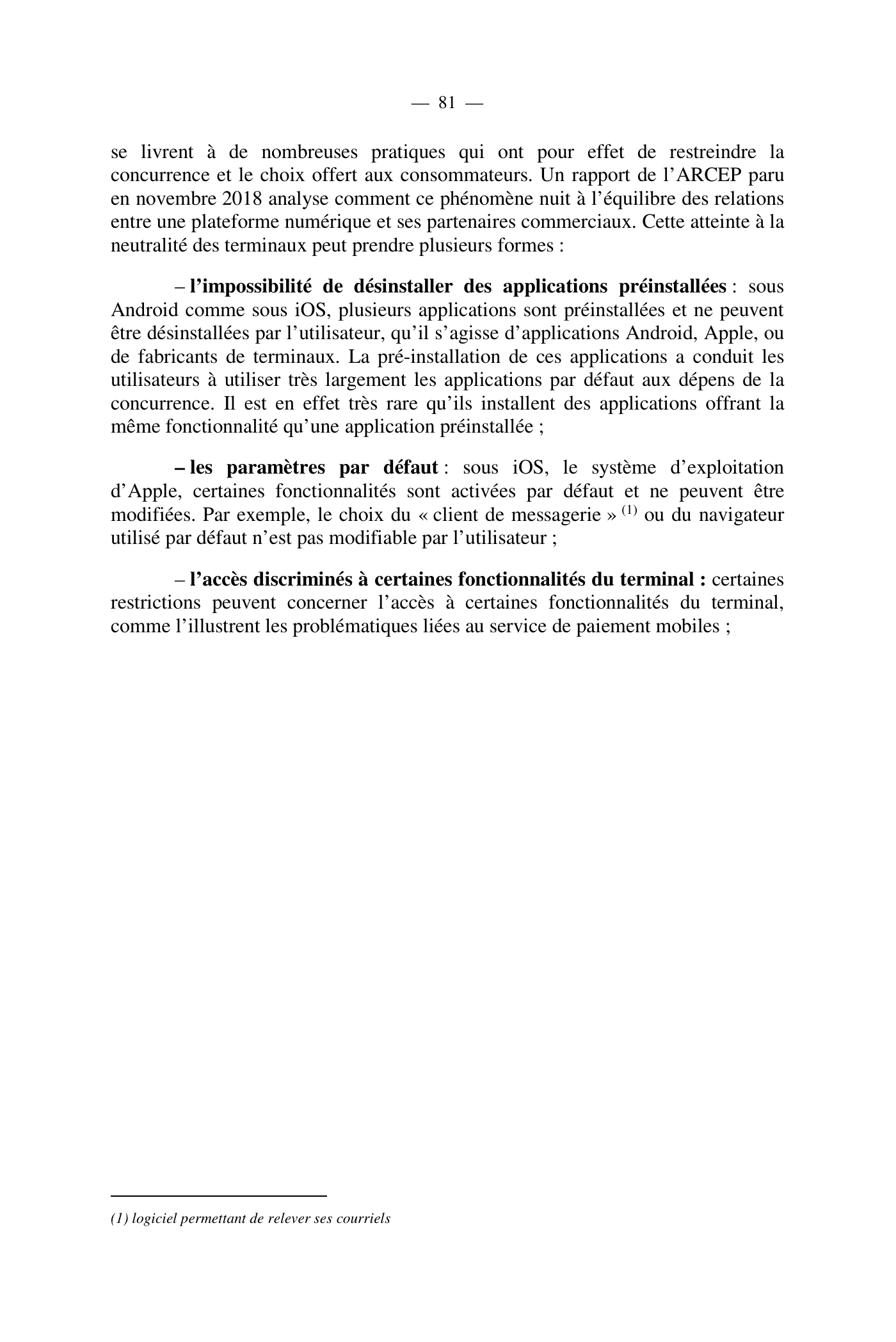 Capture 015 - Rapport de l'Assemblée nationale de 2020 - page 81 sur 104