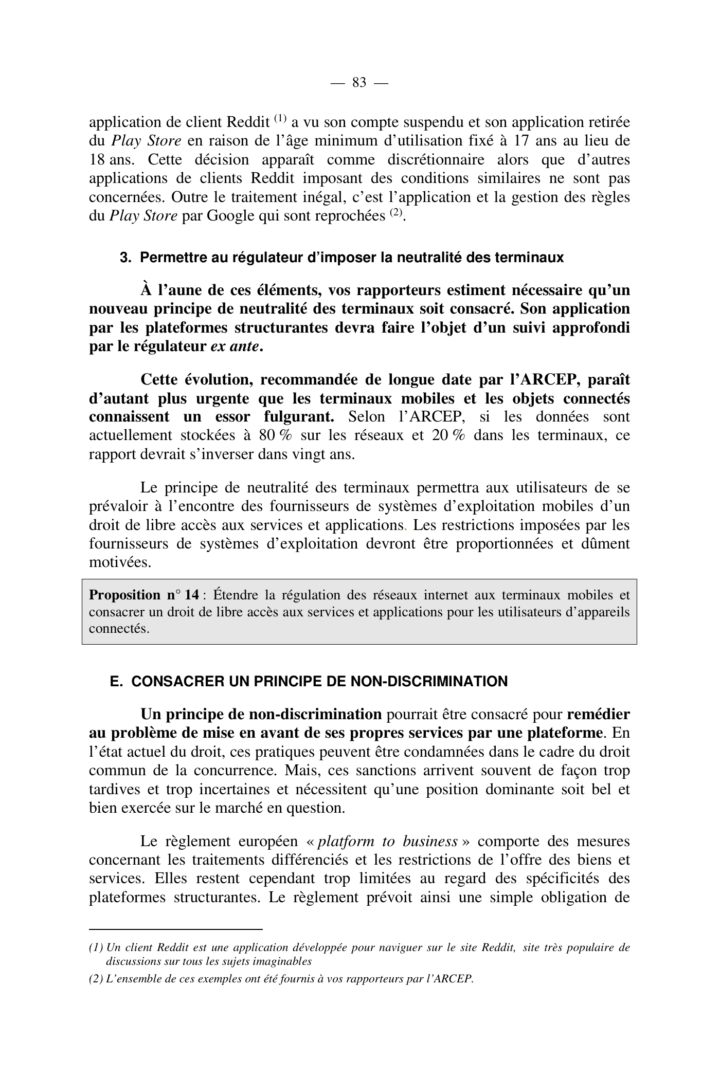 Capture 015 - Rapport de l'Assemblée nationale de 2020 - page 83 sur 104