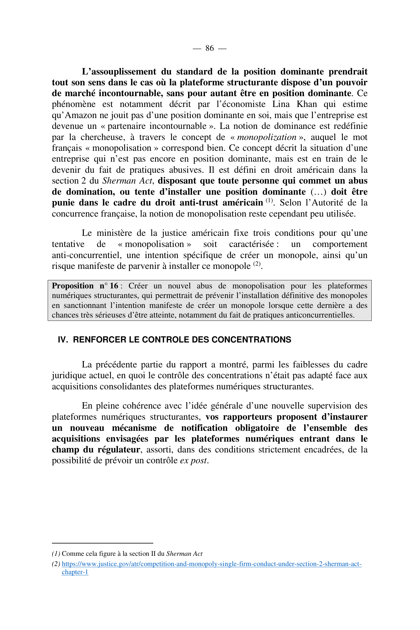 Capture 015 - Rapport de l'Assemblée nationale de 2020 - page 86 sur 104