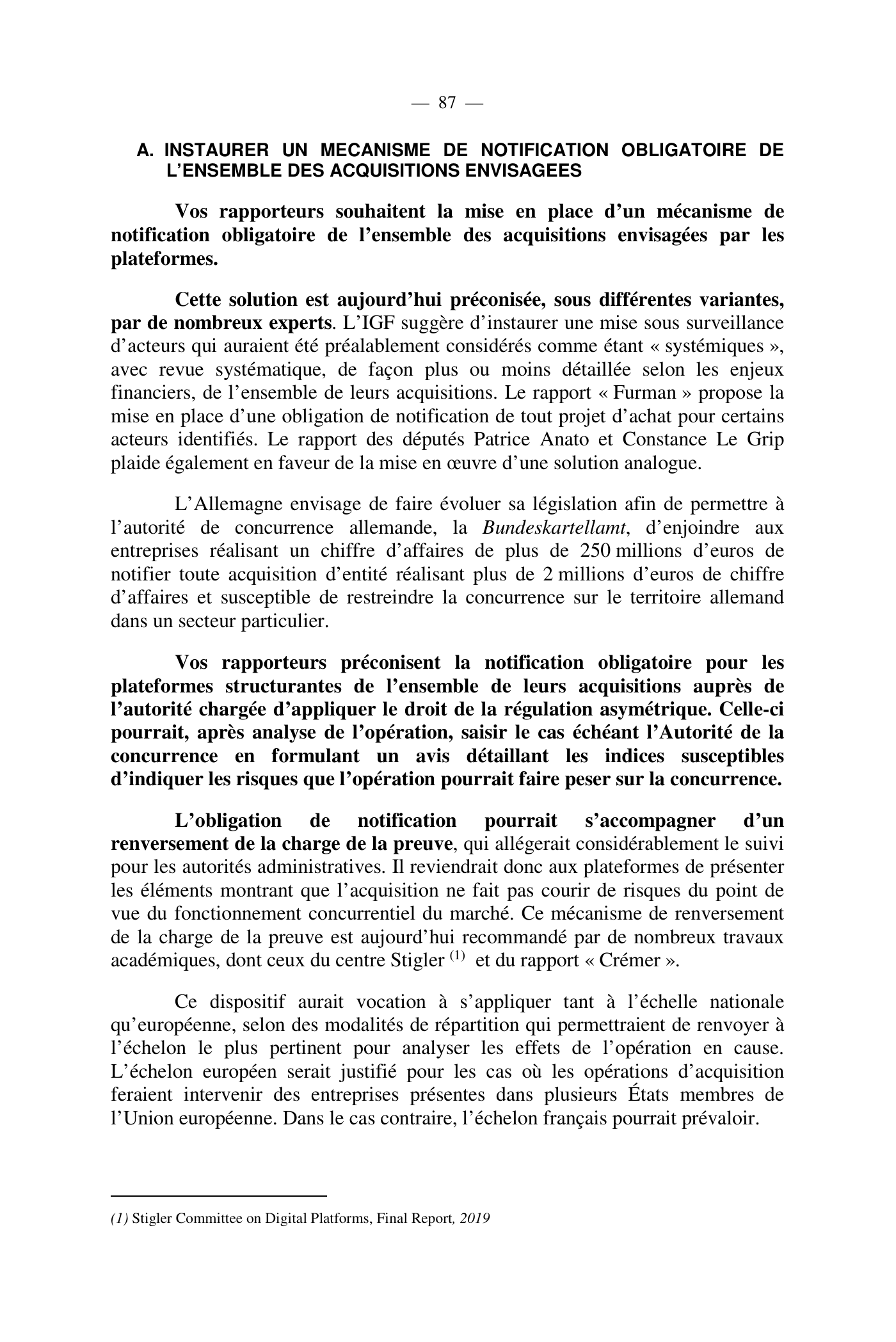 Capture 015 - Rapport de l'Assemblée nationale de 2020 - page 87 sur 104