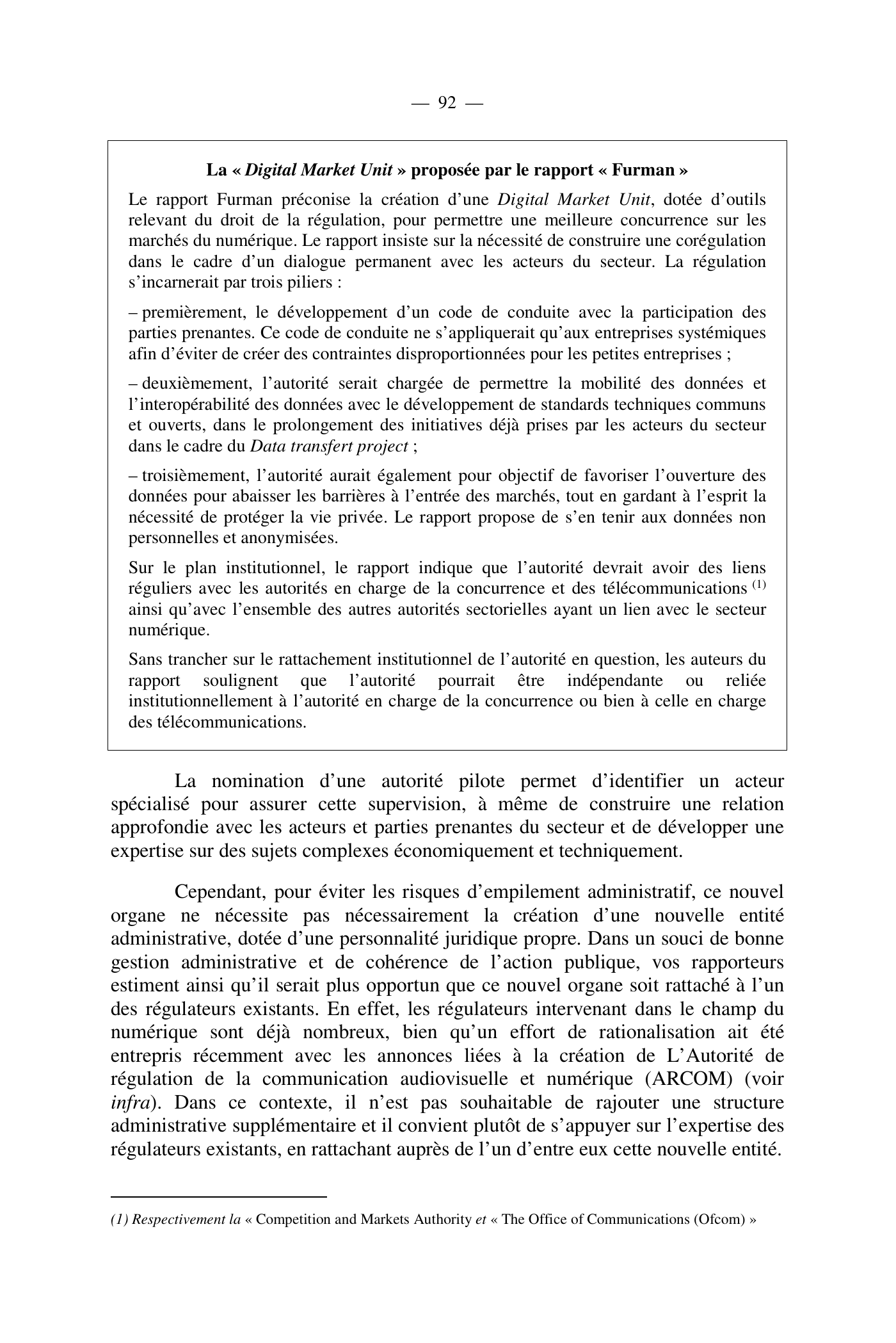 Capture 015 - Rapport de l'Assemblée nationale de 2020 - page 92 sur 104
