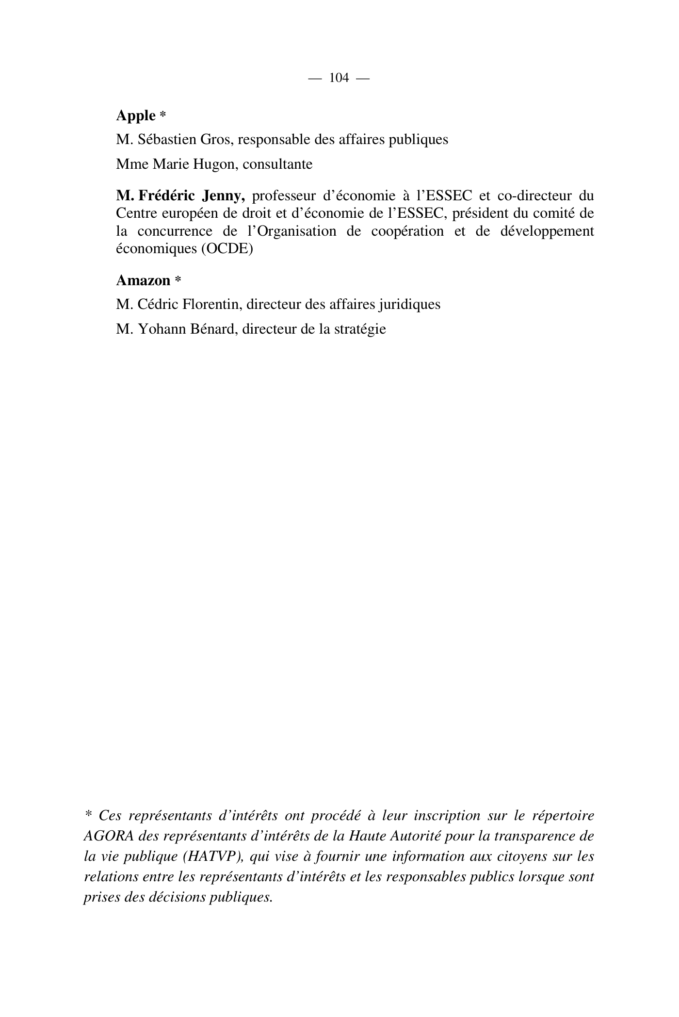 Capture 015 - Rapport de l'Assemblée nationale de 2020 - page 104 sur 104