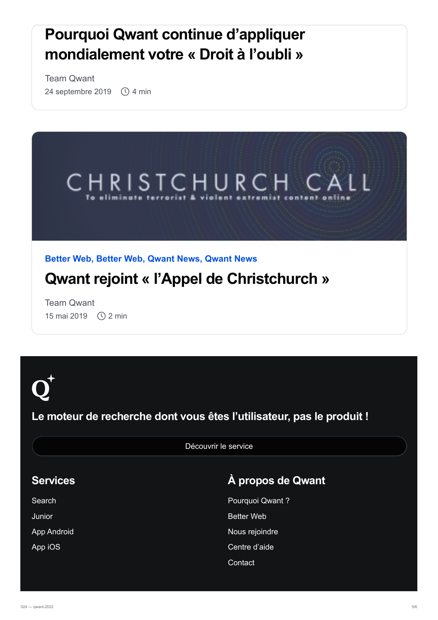 Capture 024 - Annonce Qwant de l'équipe dirigeante de 2022 - page 5 sur 6