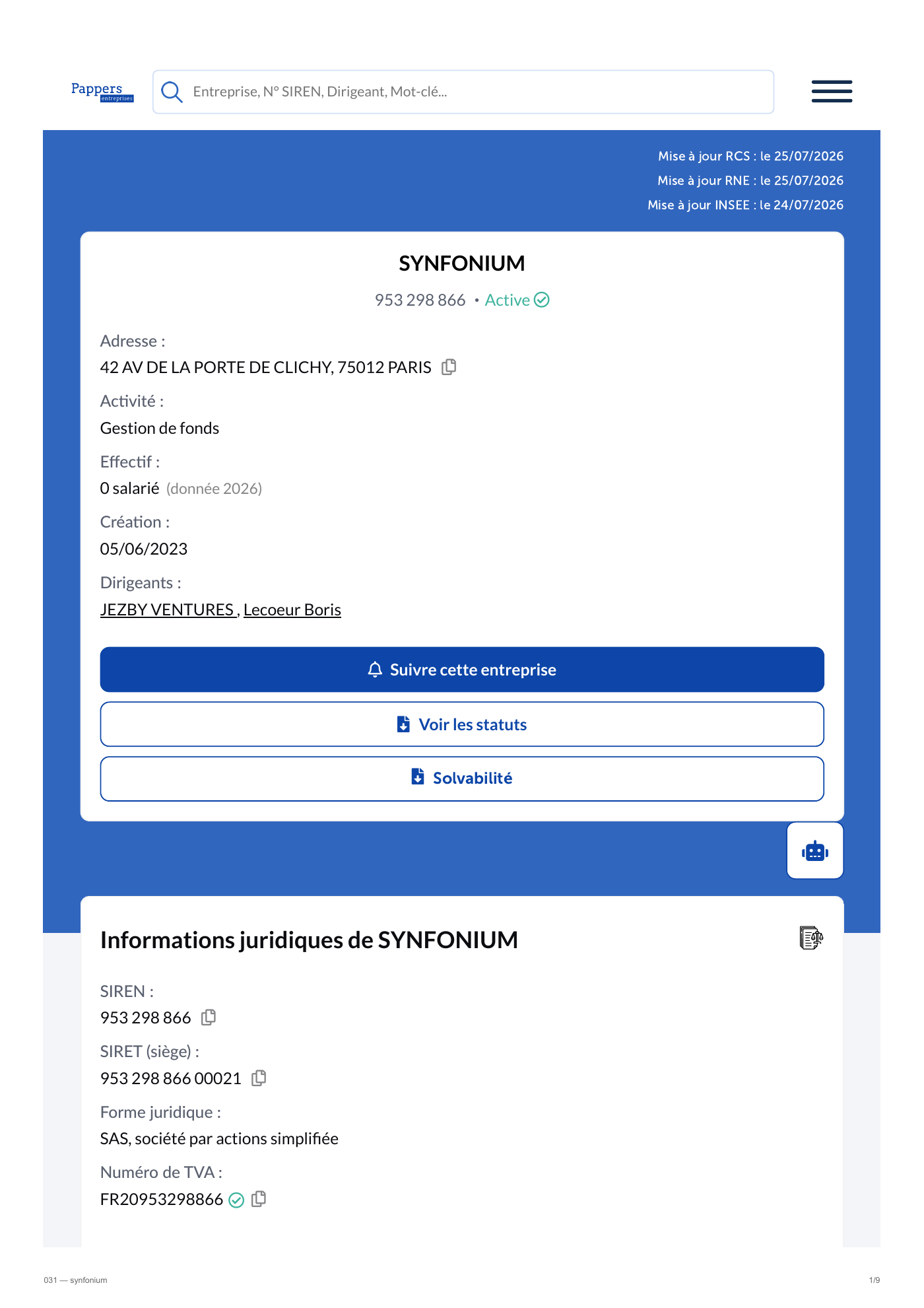 Capture 031 - Registre RCS et BODACC de Synfonium - page 1 sur 9
