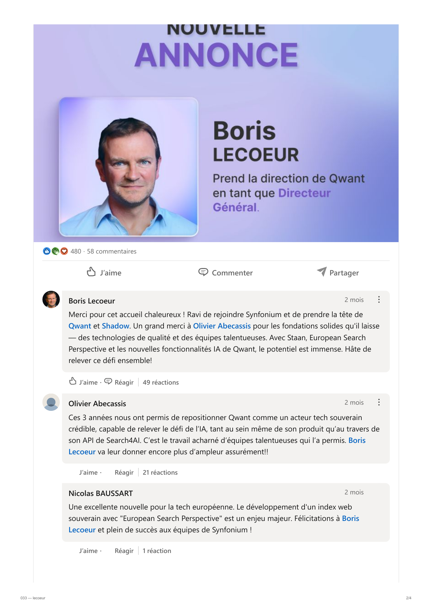 Capture 033 - Annonce Qwant de la nomination de Boris Lecoeur - page 2 sur 4