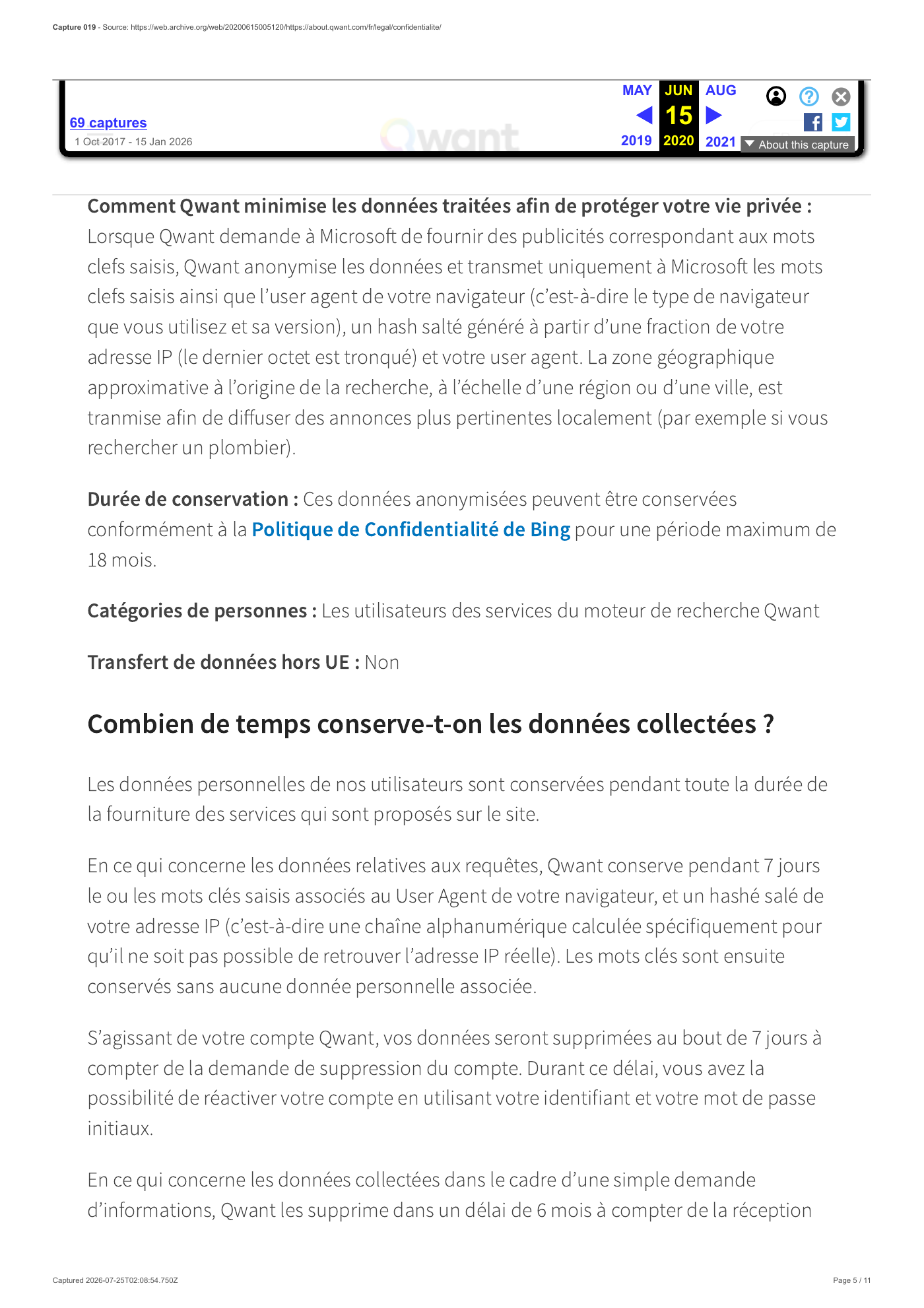 Capture 019 - Politique de confidentialité du 15 juin 2020 - page 5 sur 11