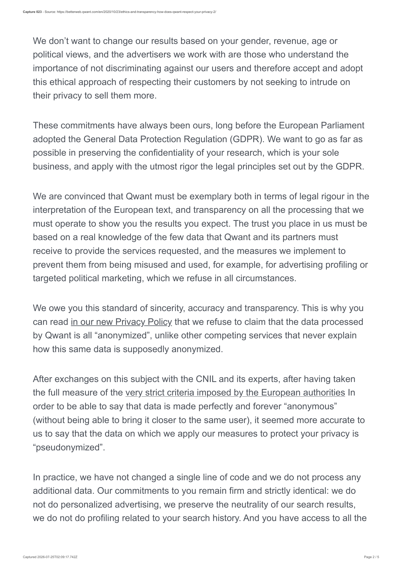 Capture 023 - Ethics and transparency, doublon éditorial anglais - page 2 sur 5