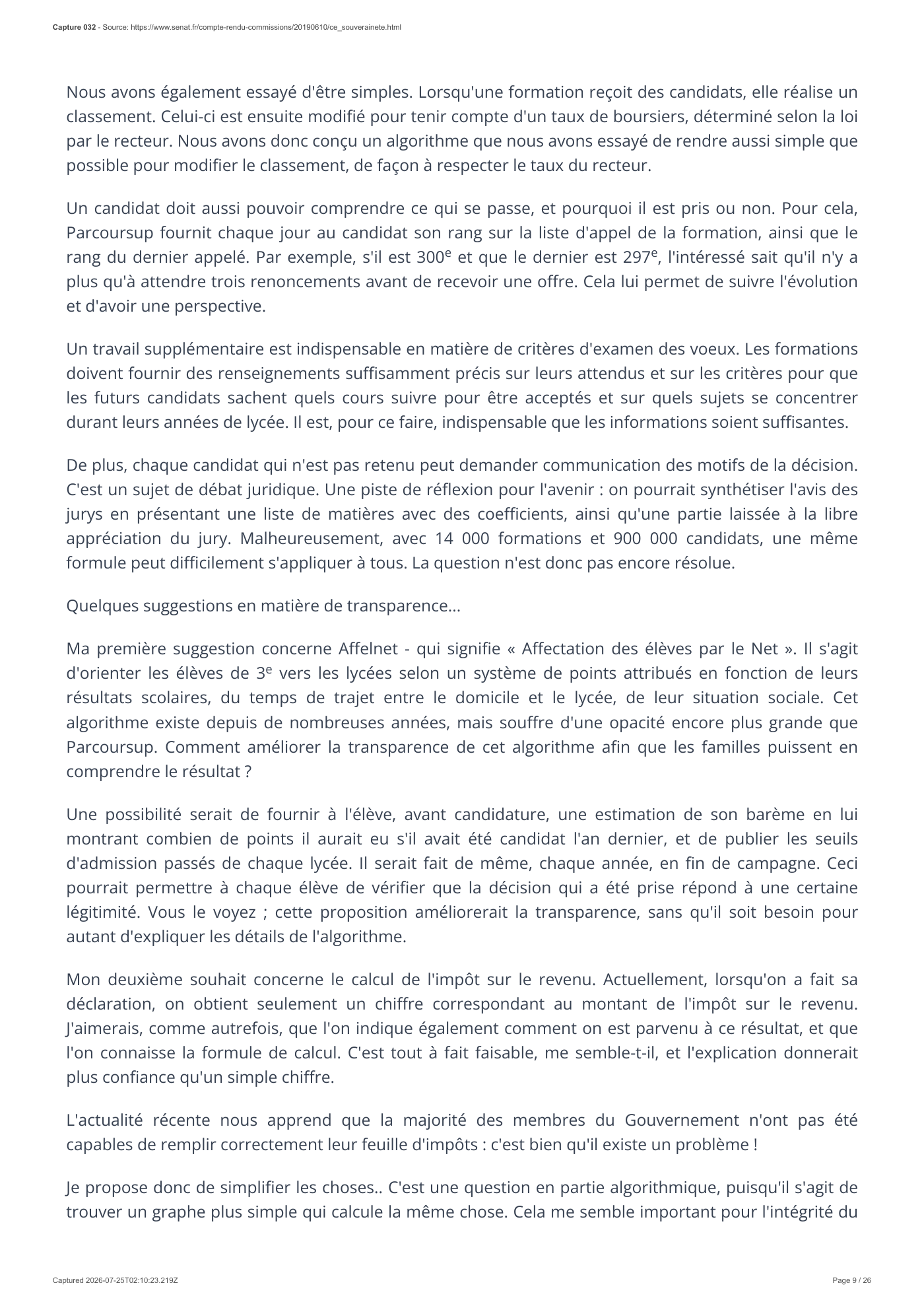 Capture 032 - Audition d’Éric Léandri devant le Sénat - page 9 sur 26
