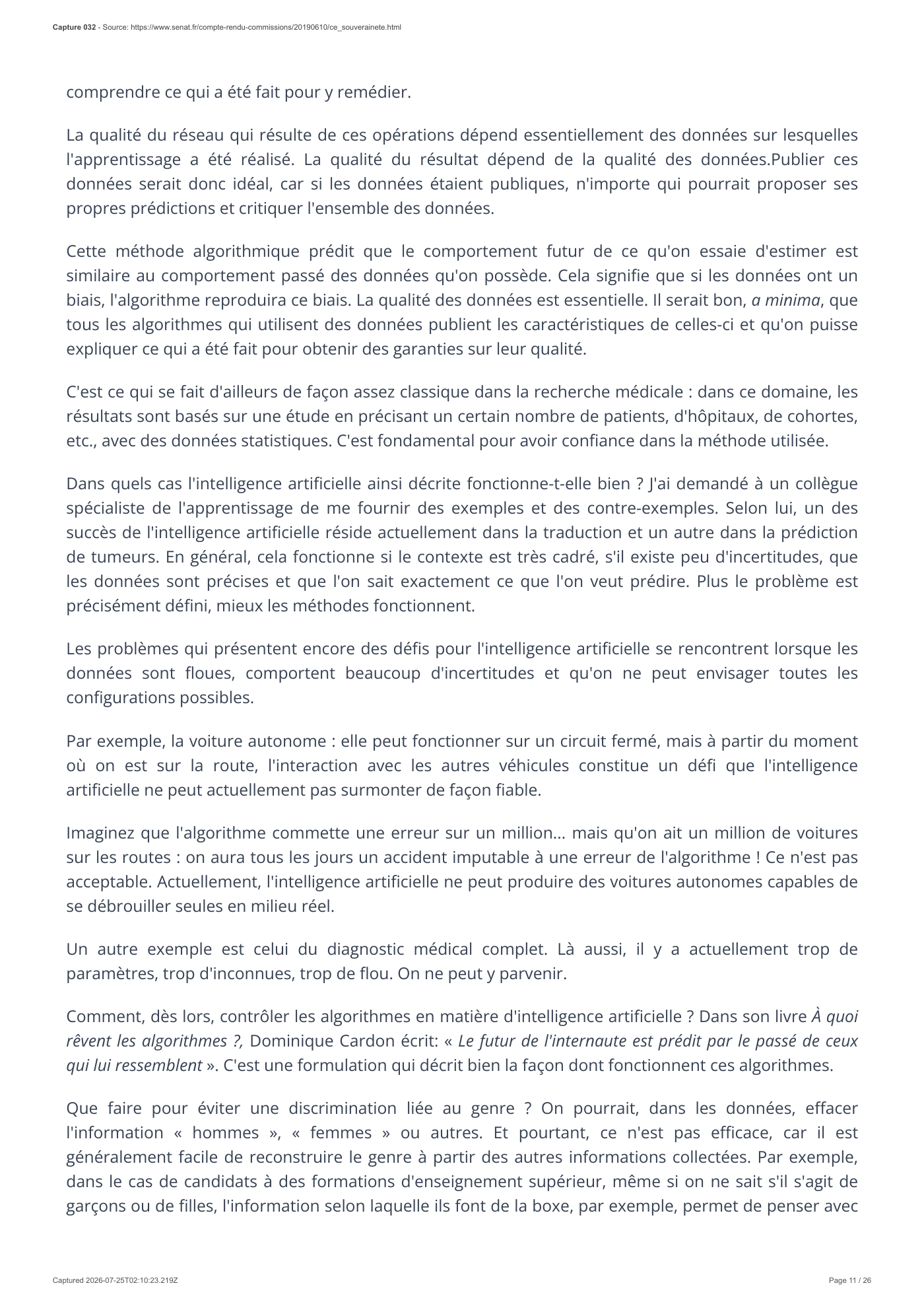 Capture 032 - Audition d’Éric Léandri devant le Sénat - page 11 sur 26