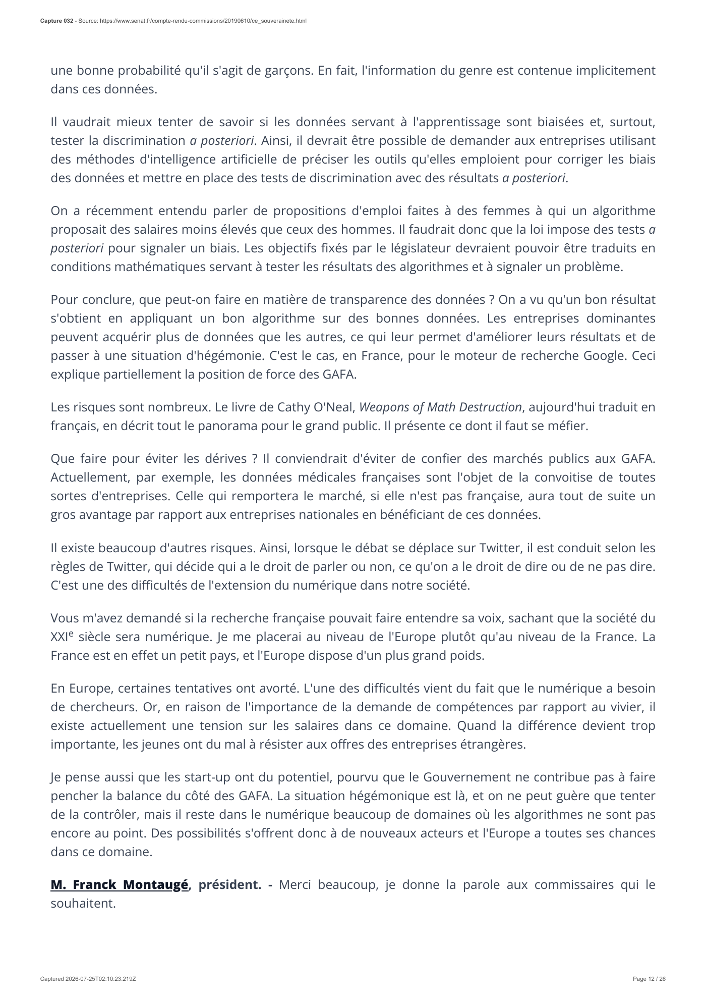 Capture 032 - Audition d’Éric Léandri devant le Sénat - page 12 sur 26