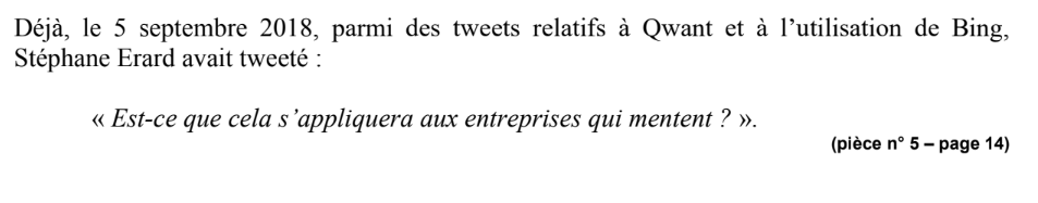 Citation directe 5 sept 2018