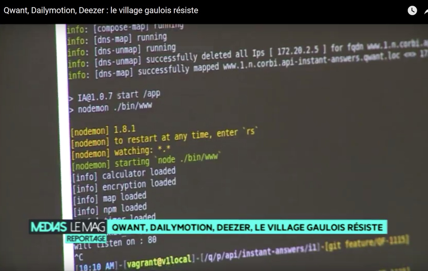 qwapp-vagrant on M6 broadcast